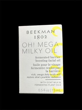 Beekman 1802 Oh! Mega Milky Oil - Fermented Facial Oil 0.5 Oz